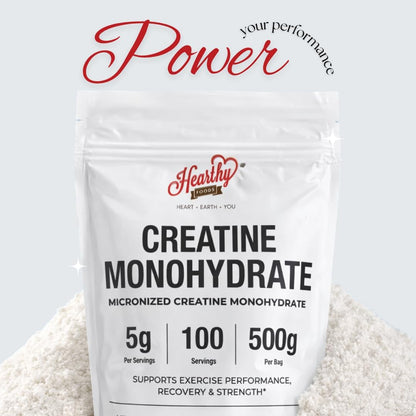 Creatine Monohydrate Micronized Powder 500G - 100 Servings, 5000Mg per Serving (5G) - for Men & Women Muscle Growth & Recovery - UNFLAVORED