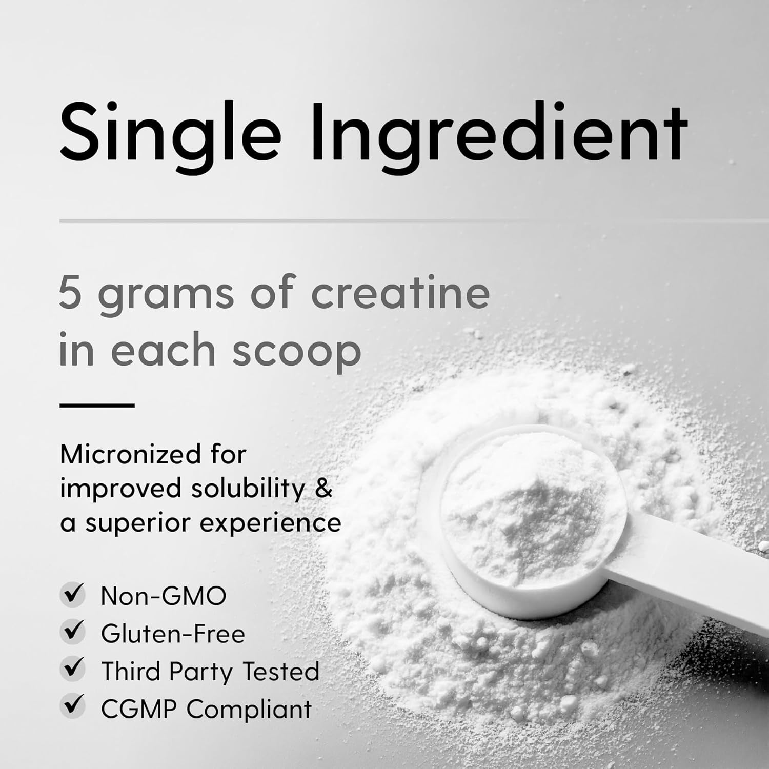 Creatine Monohydrate Micronized Powder 500G - 100 Servings, 5000Mg per Serving (5G) - for Men & Women Muscle Growth & Recovery - UNFLAVORED
